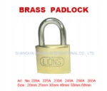 LIONS BRAND - PRECISE BRASS PADLOCK