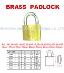 GLOBE BRAND - THICK BRASS PADLOCK