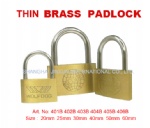 THIN BRASS PADLOCK