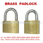 MIDDLE THICK BRASS PADLOCK