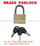 ROUND BEADS BRASS PADLOCK